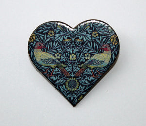 Stockwell Ceramics William Morris Bird Brooch