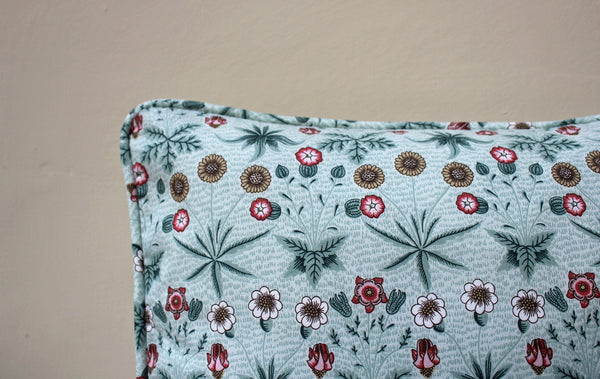 William Morris Daisy Piped Edge Cushion Cover