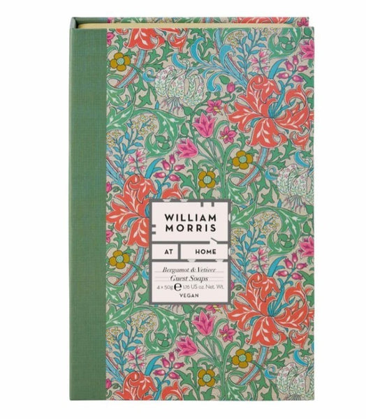 William Morris at Home Golden Lily Bergamot & Vetiver Guest Soaps