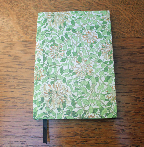 May Morris Honeysuckle Hardback A5 Notebook