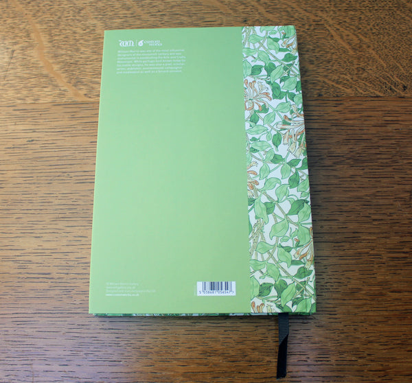 May Morris Honeysuckle Hardback A5 Notebook