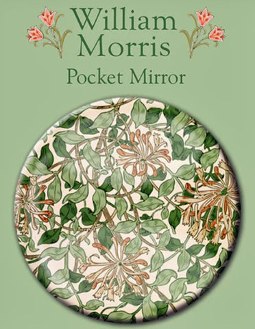 May Morris Honeysuckle Pocket Mirror