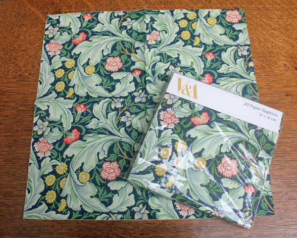 V & A Leicester 20 Paper Napkins 3 Ply