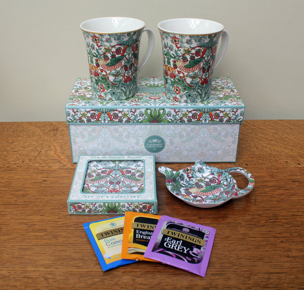 William Morris Strawberry Thief Tea Lovers Gift Set