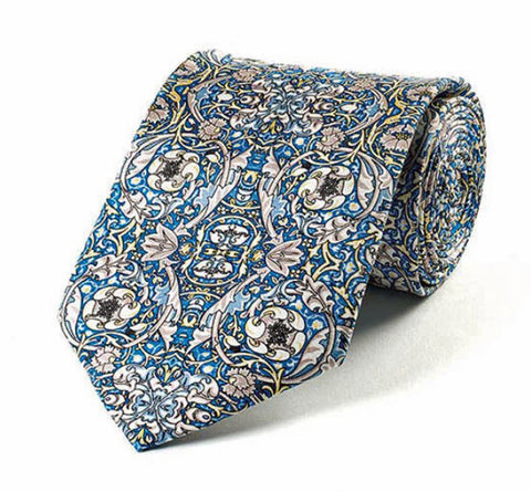 Fox & Chave William Morris Lechlade Silk Tie