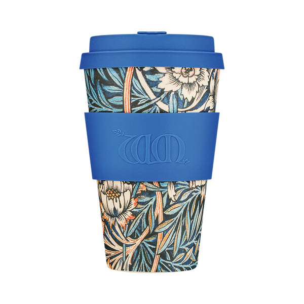 Reusable Sustainable Ecoffee Cup William Morris Lily 14oz