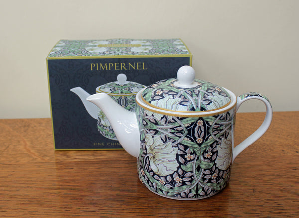 William Morris Pimpernel Black Tea Pot