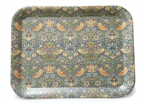 William Morris Strawberry Thief Bamboo Medium Size Tray