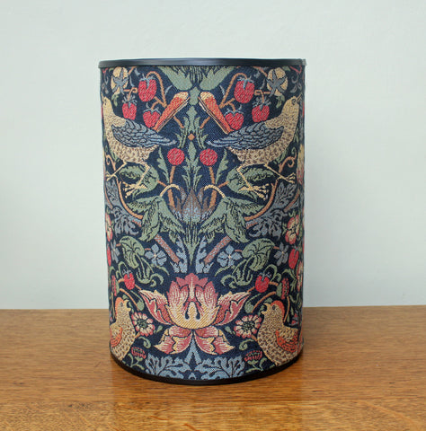 Hines of Oxford William Morris Strawberry Thief Tapestry Waste Bin