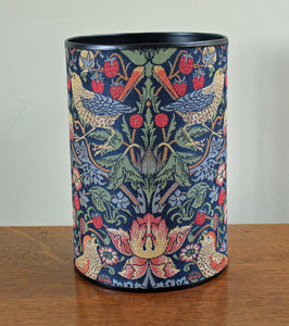 William Morris Strawberry Thief Tapestry Waste Bin