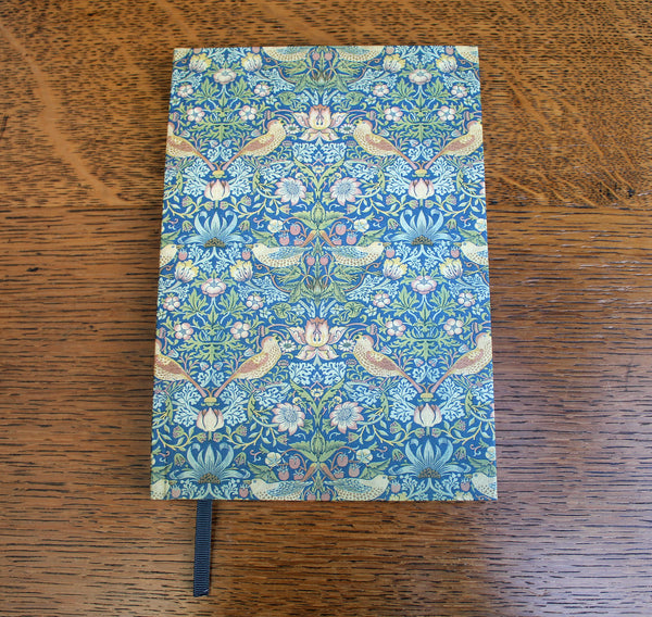 William Morris Strawberry Thief Hardback A5 Notebook