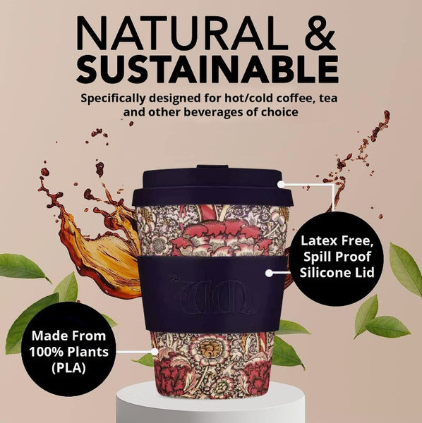 Reusable Sustainable Ecoffee Cup Wandle 12 oz