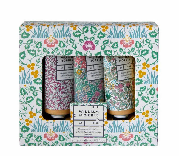 William Morris at Home Bergamot & Vetiver Three Hand Creams