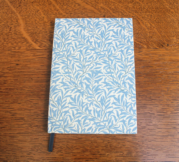 William Morris Willow Bough Blue Hardback A5 Notebook