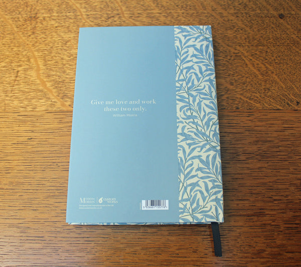 William Morris Willow Bough Blue Hardback A5 Notebook