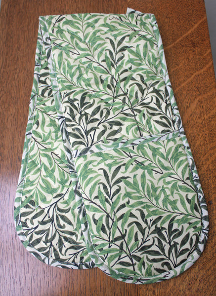 William Morris Gallery Willow Bough Double Oven Glove