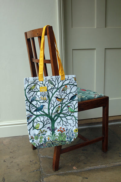 V & A Voysey Birds of Many Climes Cotton Tote Bag