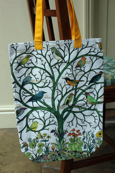 V & A Voysey Birds of Many Climes Cotton Tote Bag